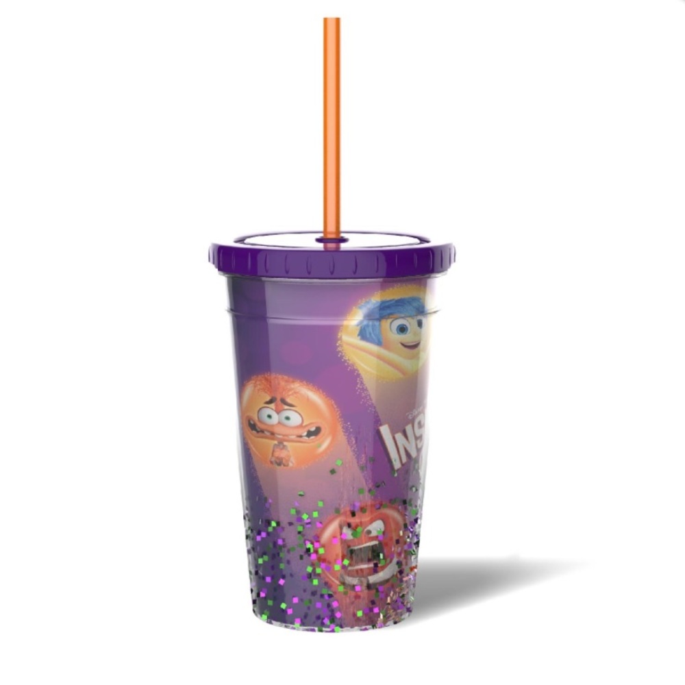 INSIDE OUT 2 DOUBLE WALL 16OZ GLITTER CUP